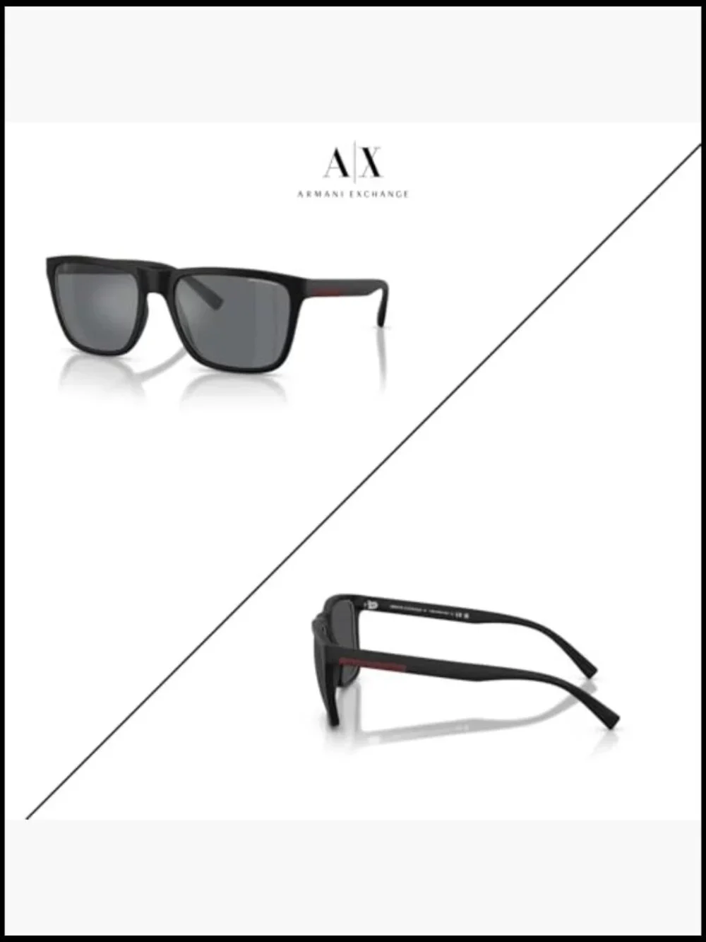 Square Sunglasses with Microfiber Cloth & Lens Spray Kit
